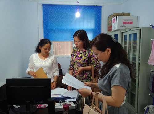 荥阳市慢病综合示范区创建办公室督导健康单位