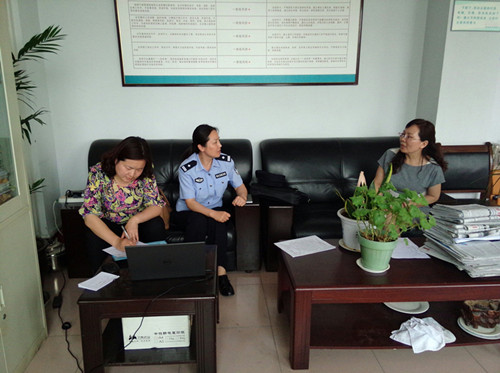 荥阳市慢病综合示范区创建办公室督导健康单位