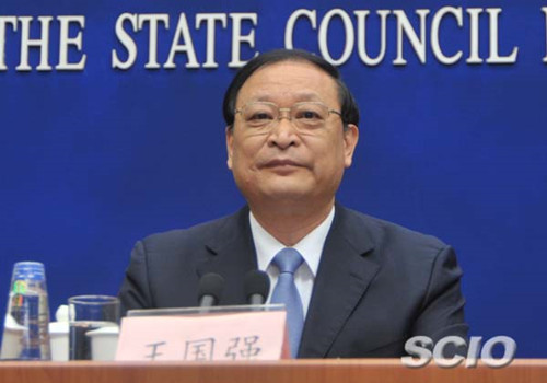 国家卫生计生委副主任、国家中医药管理局局长王国强